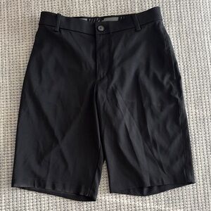 Nike Men's Black Flat Front Shorts